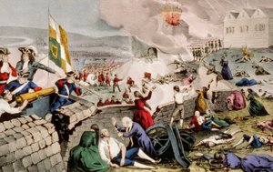 El asedio de Limerick, 1848 de N. and Ives, J.M. Currier